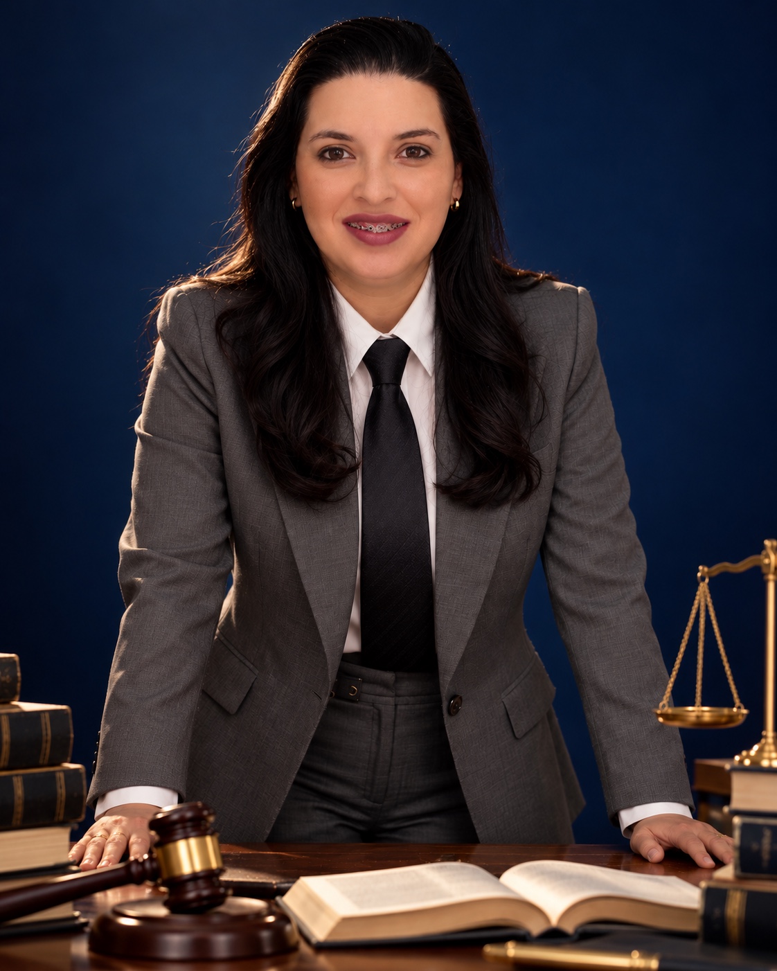 Retrato profissional de Caroline Araújo